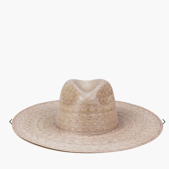 Lack of colors Palma wide fedora hat. Woven hat for vacation. - Picture 7 of 9